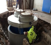 Montage der Abscheideranlage